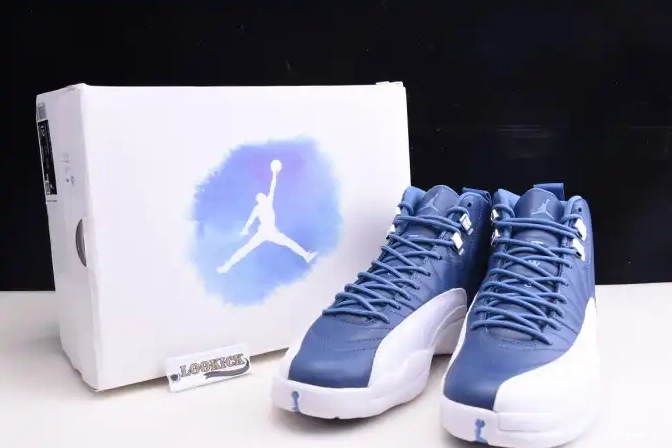 Rep 12 Jordan Retro Air Stone 130690-404 Blue 0603